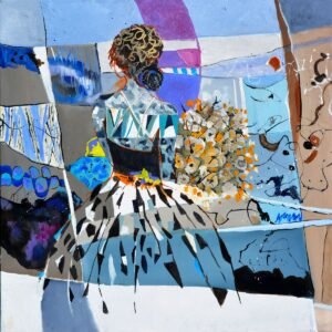 Tableau collage arlesienne