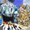 Tableau collage arlesienne – Image 3