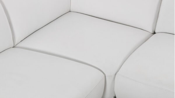Canapé d'angle chaise longue cuir BRADLEY – Image 4
