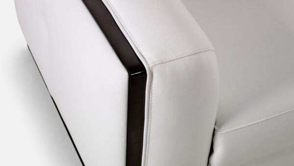 Canapé d'angle chaise longue cuir BRADLEY – Image 3