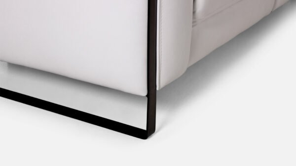 Canapé d'angle chaise longue cuir BRADLEY – Image 2