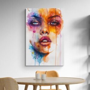 Tableau Peinture Aquarelle Moderne
