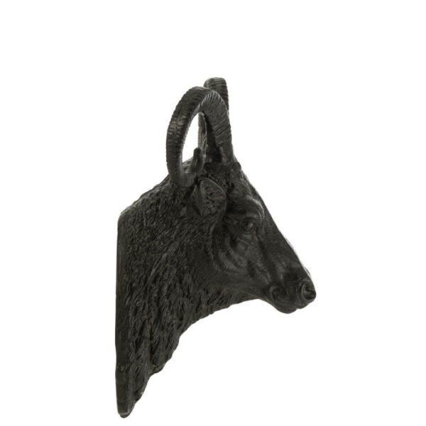 Trophée Mural Déco "Tête de Chèvre" 55cm Noir – Image 3